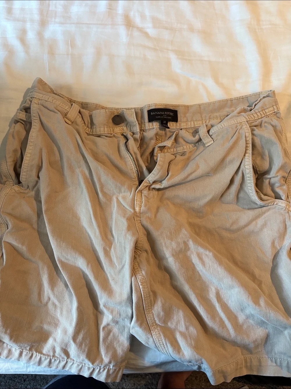 Banana Republic Men’s Tan Chino Shorts